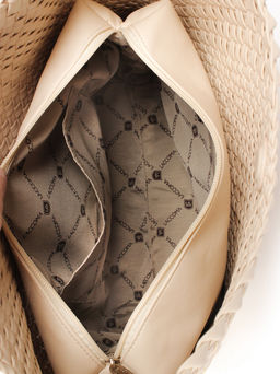 LACCOMA сумка СУ1053-0-слоновая кость эко кожа хлопок  фото 5