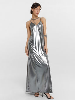 Сарафан женский серебристый - Mark formelle фото 6