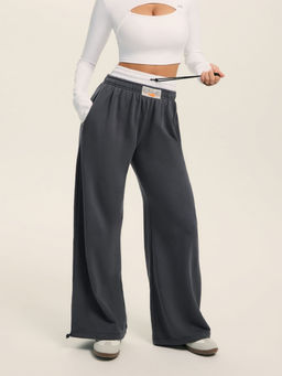 Спортивные брюки с двойным поясом