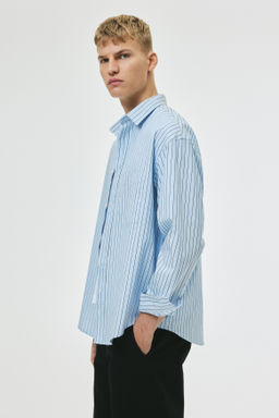 Camisa de popelina Loose Fit - H&m фото 5