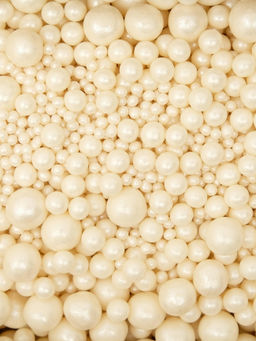 Кондитерская посыпка с мягким центром Жемчуг, серебро, 1.5 кг