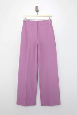 Beyaz Wideleg/Genis Paca Dokuma Premium Pantolon TWOSS26PL00057 - Trendyolmilla фото 3