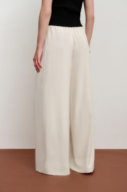 Брюки прямые на кулиске из костюмной ткани - Mollis фото 5