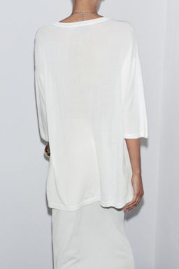 OVERSIZED KNIT TOP - Zara фото 5