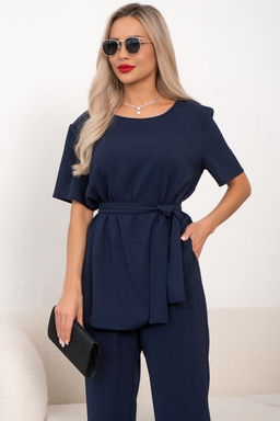 Костюм брючный (синий) К11-90/2 - Николь фото 3