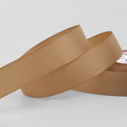 Цена за 2 шт. Лента репсовая, 25 мм, 23±1 м, бежевая №173