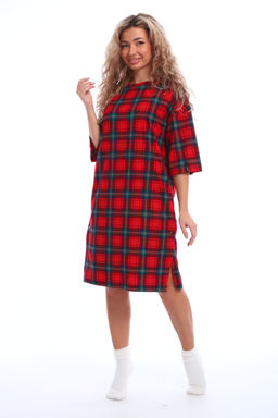 Платье-туника на клепках