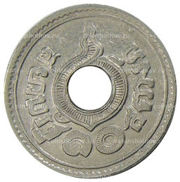 Монета 10 сатангов 1921 года Таиланд