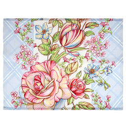 Салфетка сервировочная 50х38см Нежность, хлопок Премиум 236г/м2, без упаковки, Домашняя мода (Россия)  фото 2