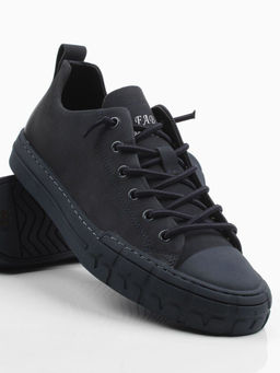 03-N72699-3 DK. BLUE Полуботинки спортивные мужские (натуральная кожа (нубук))