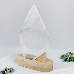 Срез Селенита на подставке - Радуга самоцветов фото 2