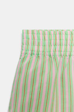 SHORTS POPEL?N GOMA RAYAS / Verde - Zara фото 7
