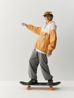 Анорак на сетчатой подкладке Апельсин - Bungly фото 11