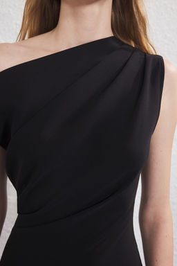 TRENDYOLMILLA K?rm?z? Duz Mini Dokuma Elbise TWOSS25EL00766 фото 3