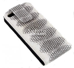 Чехол раскладной для iPhone 5 из кожи морской змеи