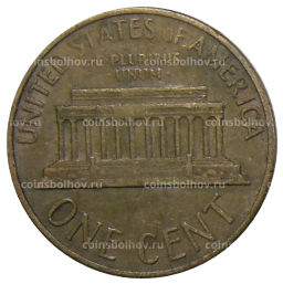 1 цент 1968 года D США