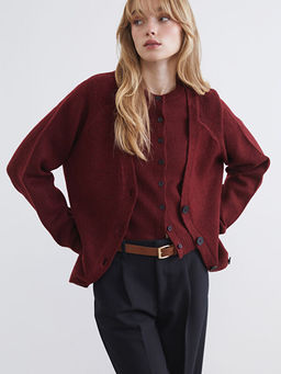 V Yaka Kad?n Triko H?rka