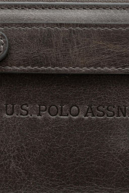 Мужской серый кошелек Неожиданная скидка в корзине - U.s. polo assn фото 6