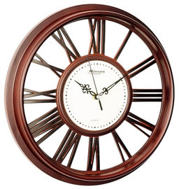 Настенные часы Mirron круглые коричневые S66TDB