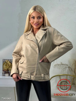 Женская осенняя куртка косуха - Bruno фото 2