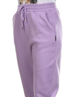 05 LILAC Брюки спортивные женские на флисе (100% хлопок) 7986