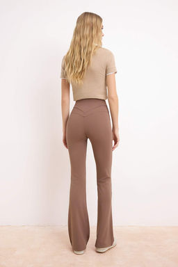 Vizon Straight/Duz Normal Bel Dalg?c/Scuba Orme Pantolon TWOSS26PL00118 - Trendyolmilla фото 4