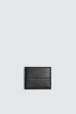 CARTERA PIEL / Negro