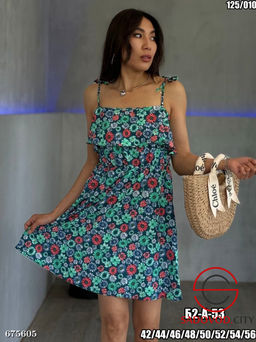 Летнее платье в цветочек