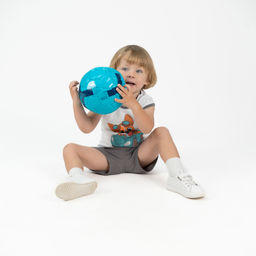 Костюм детский белый/серый корги в авто 7059п (80, 52)