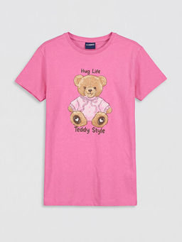 Ay? Teddy Bask?l? K?z ?ocuk Gecelik