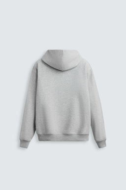SUDADERA CAPUCHA B?SICA / Gris vigor? - Zara фото 8