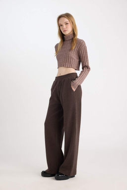 Широкие брюки с широкими карманами и длинными спортивными штанами на шнуровке - Defacto фото 2