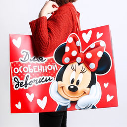 Пакет ламинированный, 46 х 61 см Для особенной девочки, Минни Маус - Disney фото 2