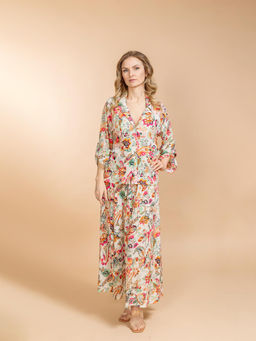 Костюм юбка и блузка (вискоза) №25-301-2 (Лето-2025) - Ганг фото 2