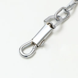 Поводок металлический витой с нейлоновой ручкой, 180 см х 4 мм - Пижон фото 4