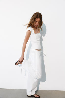 TOP CORSETERO STRETCH / Blanco