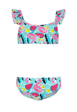 Костюм купальный ( топ и бикини) д/дев. Розес