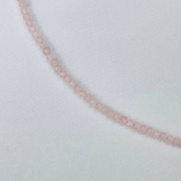 Чокер из Розового кварца и Бразильского Агата