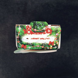 Новогодняя упаковка "Дед Мороз с подарками" 0,8 кг (картон) ПОД НФ-19437