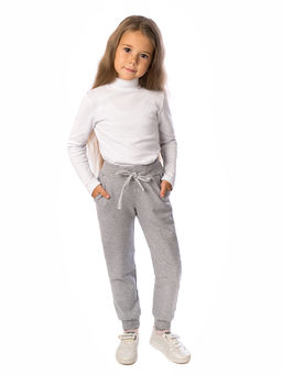 Брюки детские серый меланж