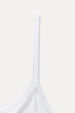 POLYAMIDE SLIM STRAP T-SHIRT - Zara фото 11