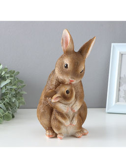 Фигурка полистоун TAKE IT EASY «Зайчиха с зайчонком», 15×12×25 см