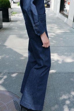 ZW COLLECTION BOOTCUT MID-WAIST JEANS - Zara фото 4