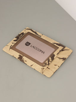 LACCOMA кредитница LA-6888-бежевый-бронзовый натуральная кожа фото 4