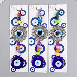 Подвеска от сглаза "Ажурный медальон" 23,2 см МИКС