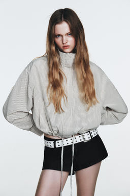 CHECK NYLON JACKET - Zara фото 15