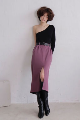 11586 Юбка миди-макси в цвете орхидея - Martichelli фото 13