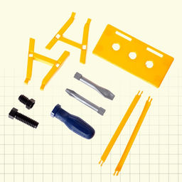 Набор инструментов Плотник, 7 элементов, цвет МИКС - Simaland фото 21