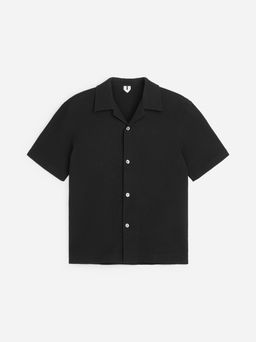 Camisa de punto gofrado