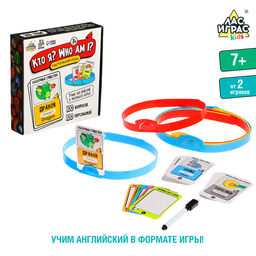 Настольная игра Кто я? Who I am?, от 2 игроков, 7+